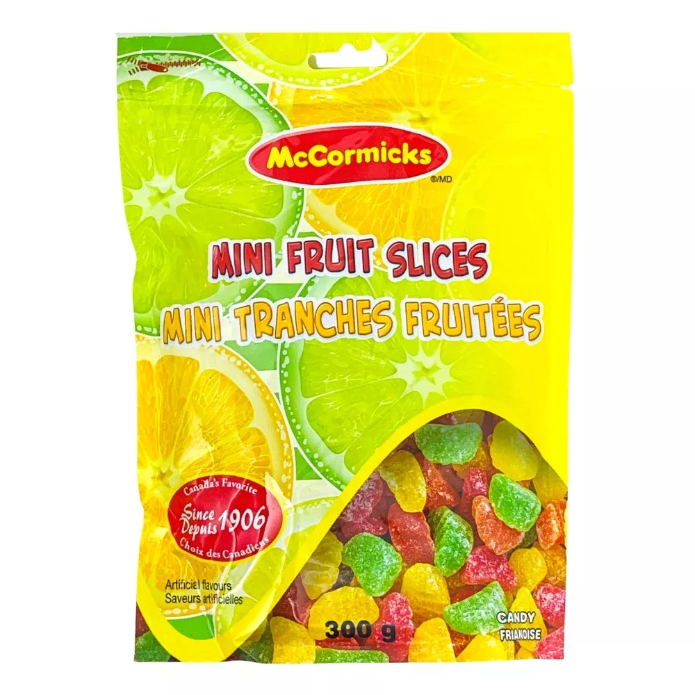 McCormicks Mini Fruit Slices Peg Bag - 300g