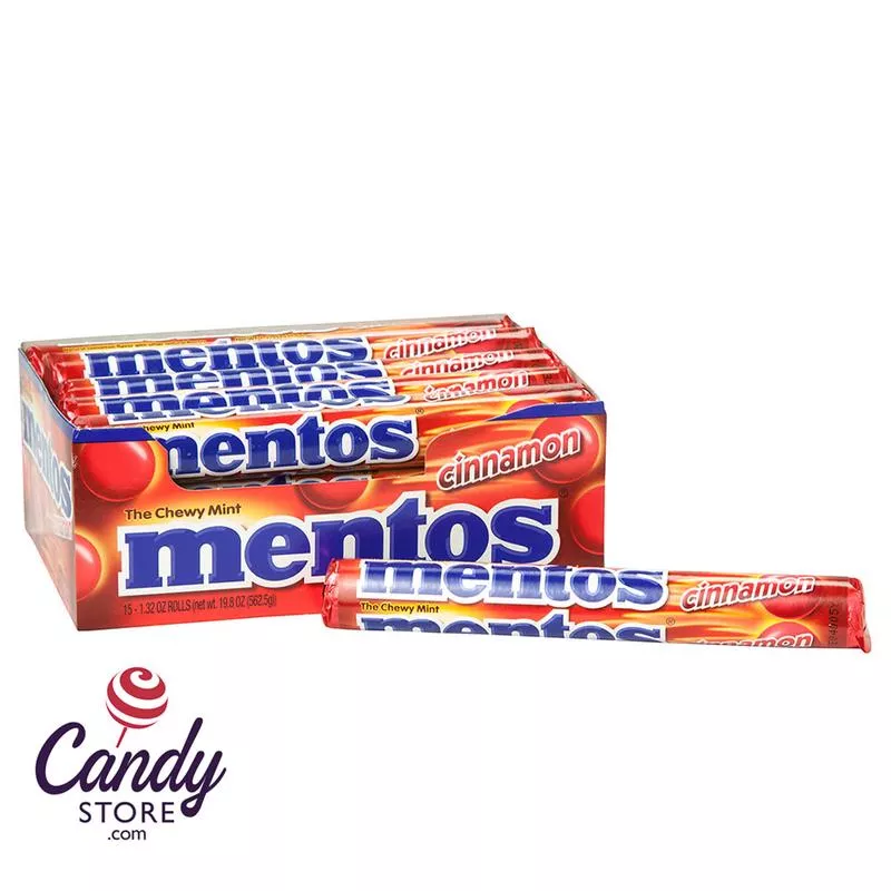Mentos Cinnamon 1.32oz Roll – 15ct