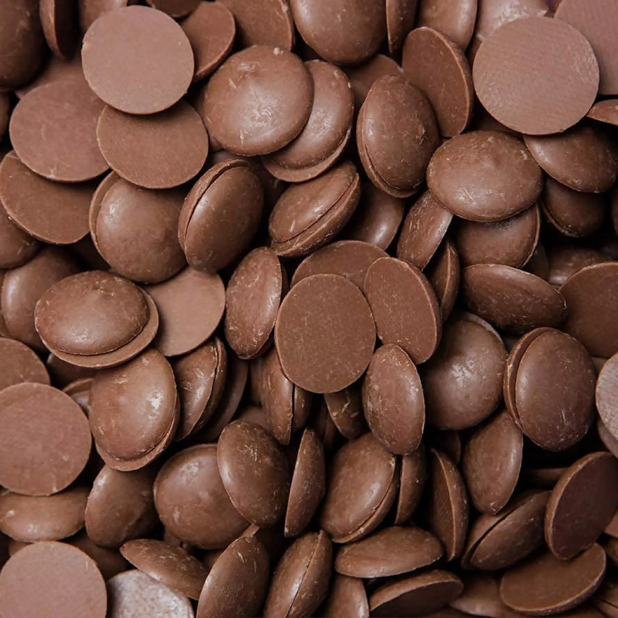Merckens Melting Wafers Milk Chocolate, Bulk Bag 5 Pounds