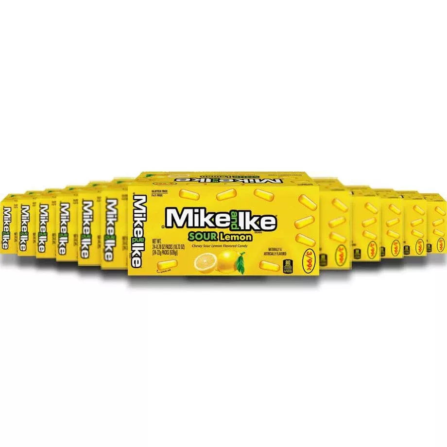Mike Ike Sr Lemon Pp 3/ 99 oz 24 Per Box