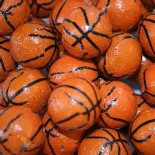 Milk Chocolate Basketballs 5LB Bulk