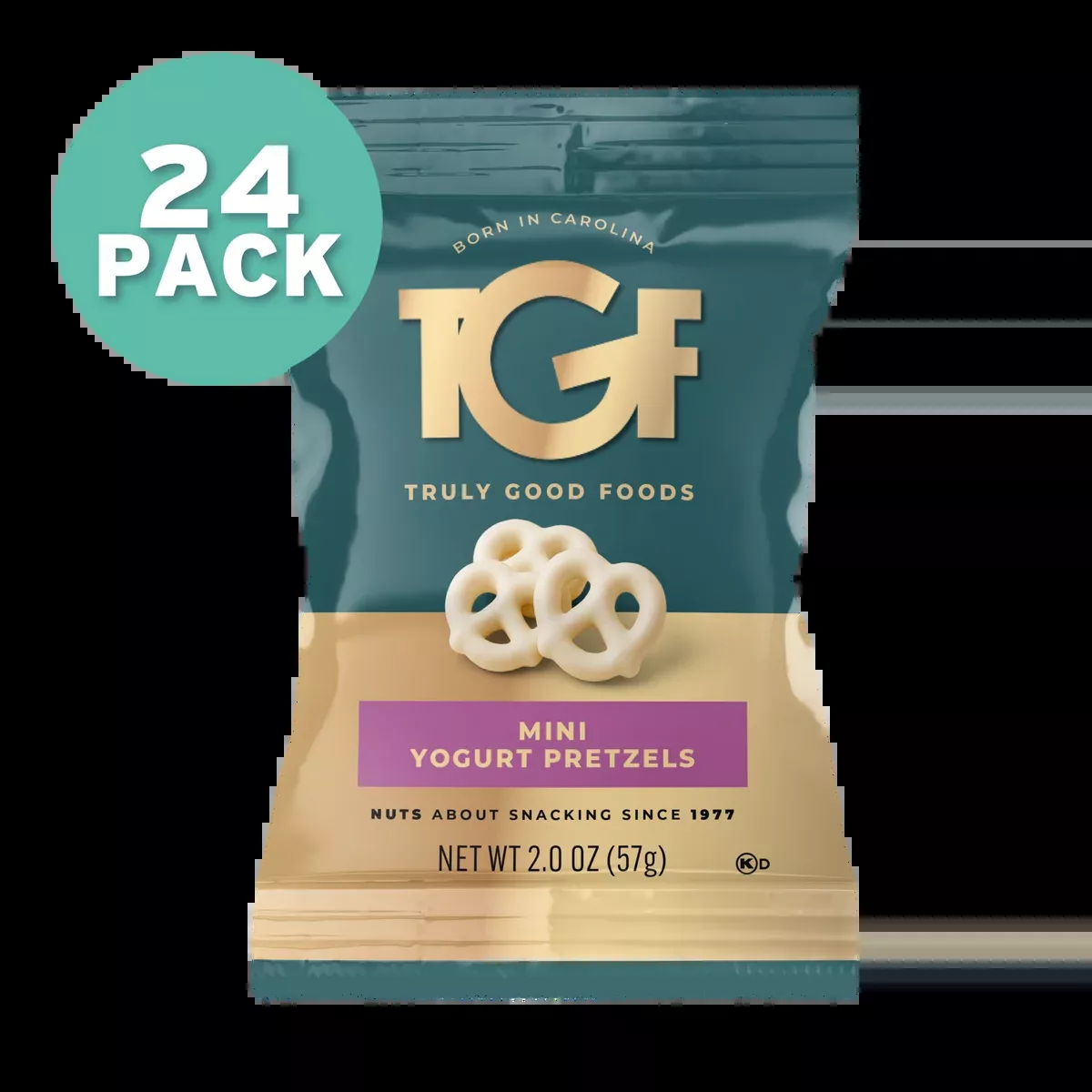 Mini Yogurt Pretzels – 24 pack, 2oz snack bags