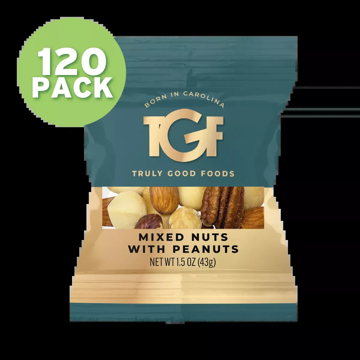 Mixed Nuts with Peanuts – 120 pack 1.5oz mini snack bags