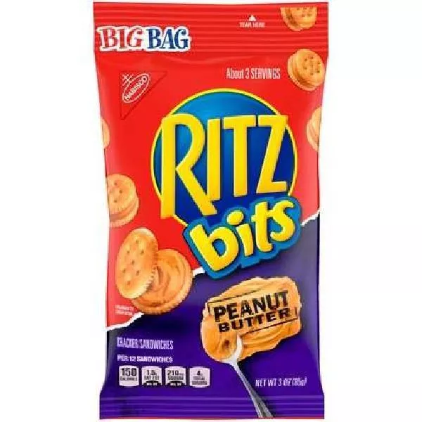 Mondelez Retail Ritz Bits Pb Big Bag 3 Ounce Size - 12 Per Case