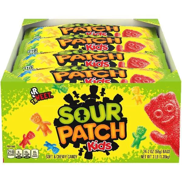 Mondelez Retail Sour Patch Kids Candy 2 Ounce Size - 288 Per Case