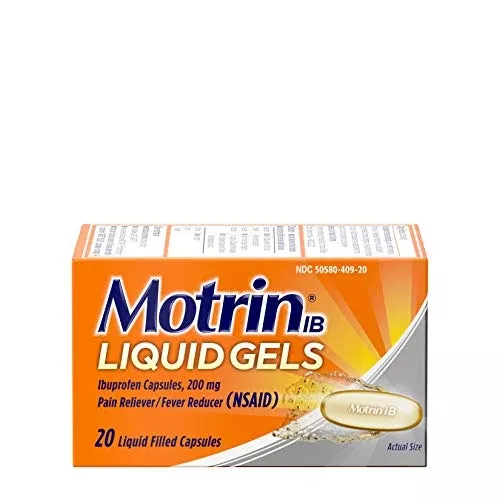 Motrin Liq Gels 20s Single Box