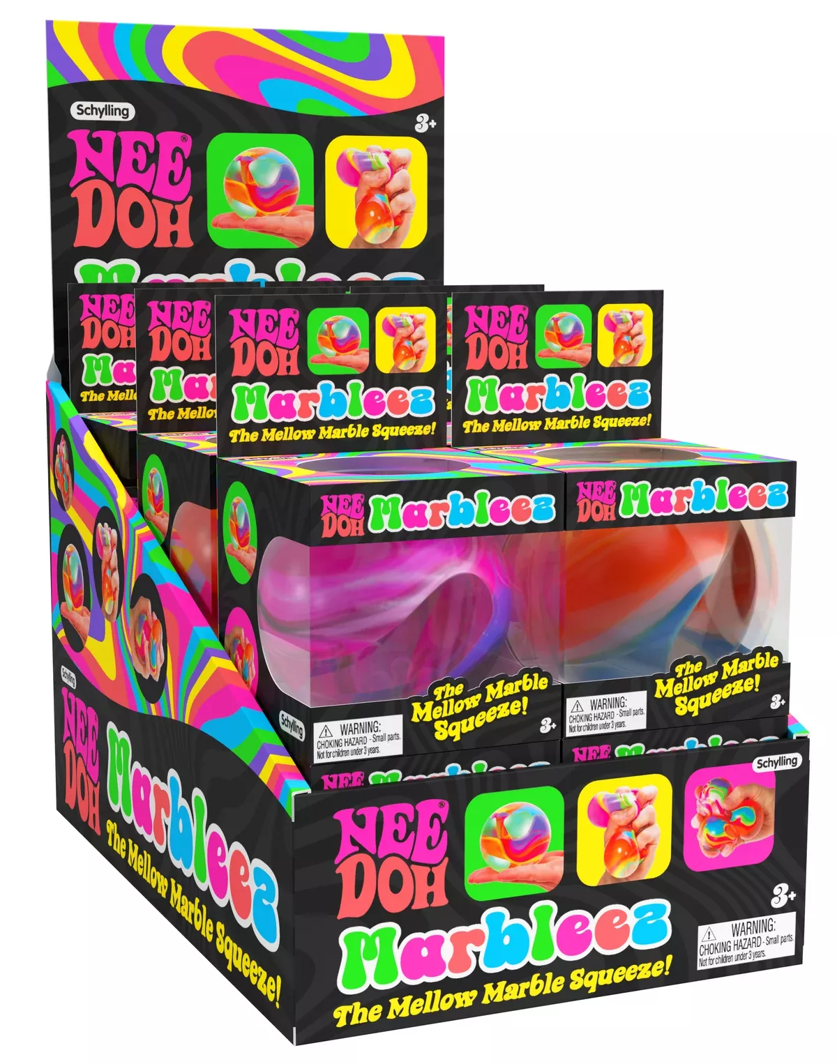 Nee Doh Squish Toys Marbleez