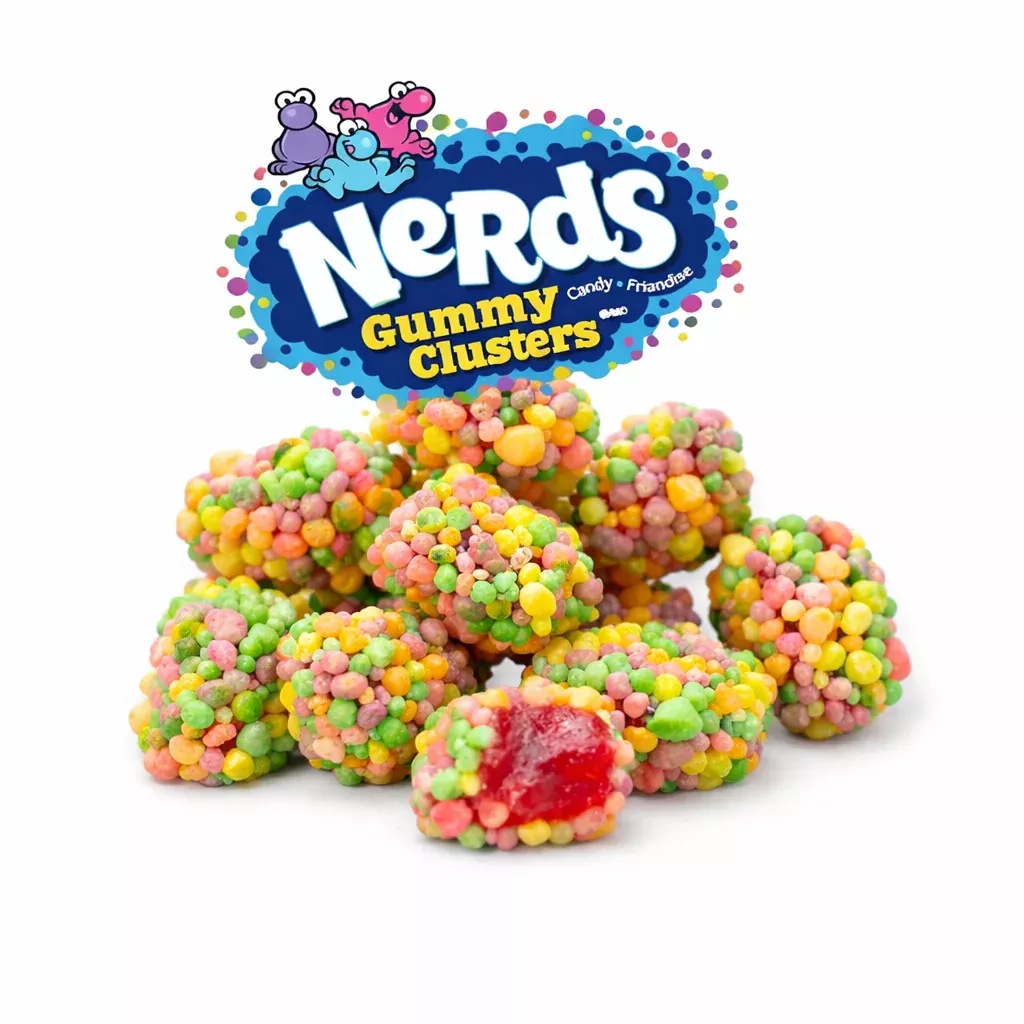 Nerds Gummy Clusters Candy – Rainbow – Bulk Value Bag – 1 lb