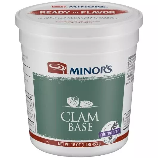 Nestle Professional Refrigerated Minor's No Msg Added Clam Base, 1 Pound, 6 Per Case