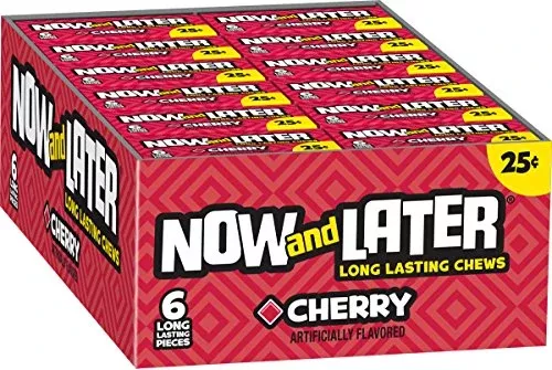 Now and Later & Lt Cherry Chngmkr 24 Per Box