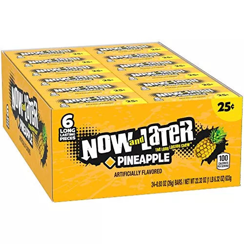 Now and Later & Lt Pnapple Chngmkr 24 Per Box