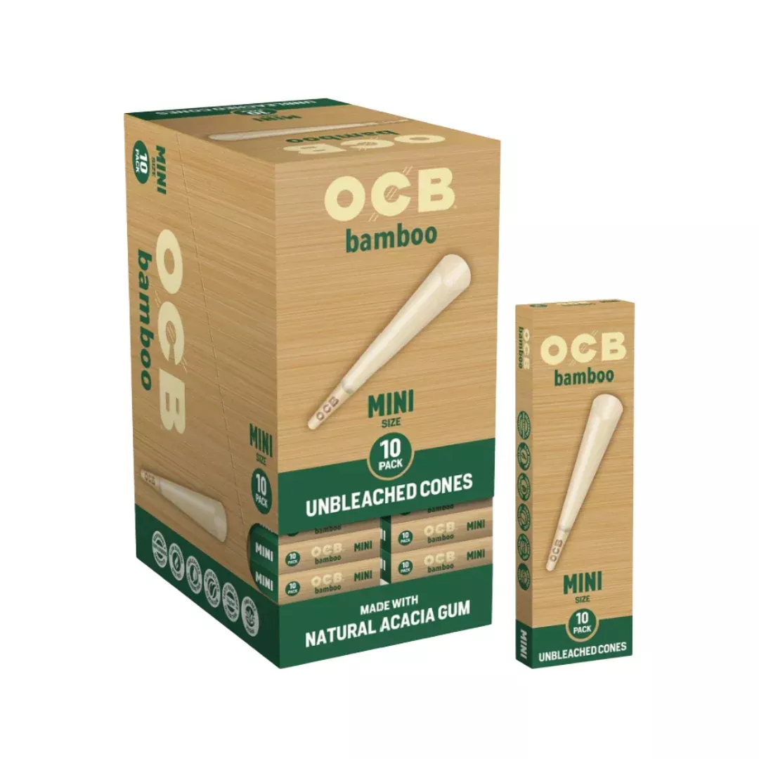 OCB Bamboo Cones Mini 10ct (24 pack)