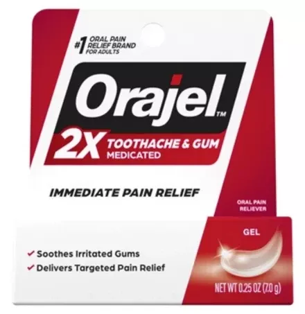 Orajel Medicated .25 Gel Single Box