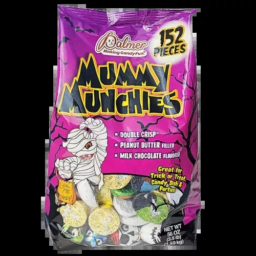 Palmer Mummy Munchies 152 Count Foil Wrapped 56 oz. Bag