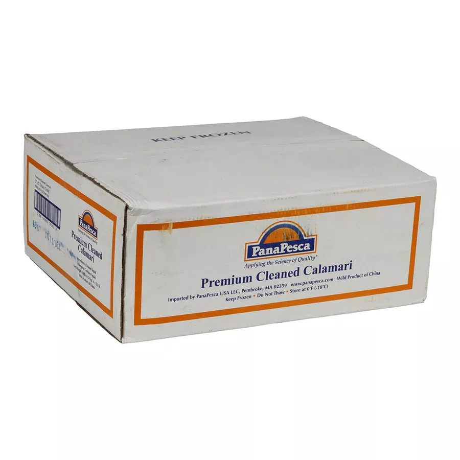 Panapesca Squid Todarodesillex Tubes 5 Inch X 8 Inch Fully Cleaned 2.5 Pound Each - 4 Per Case