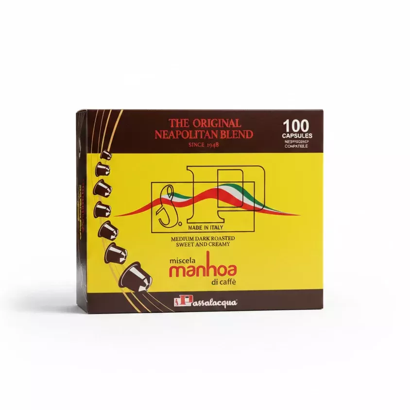 Passalacqua Manhoa Nespresso Compatible, 100pk