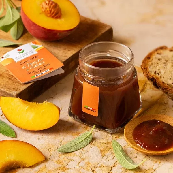 Peach and Sage Compote