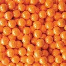 Pearl Orange Sixlets 10LB Bulk