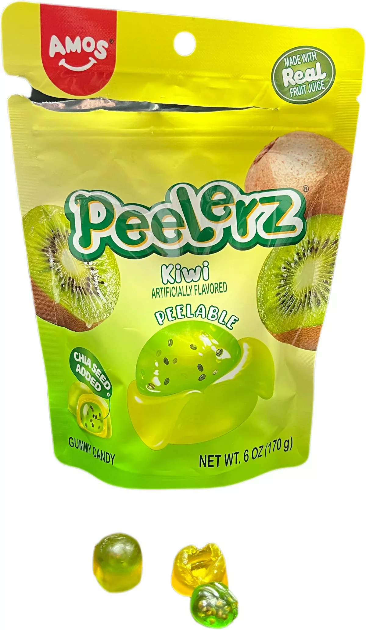Peelerz 6oz bag Gummy Kiwi