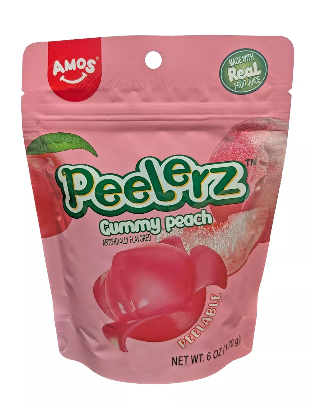 Peelerz 6oz bag Gummy Peach