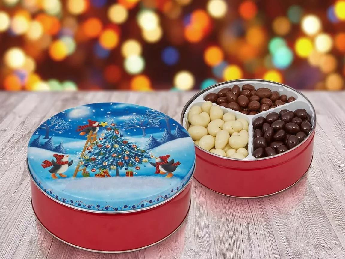 Penguin Tree Trimming Tin