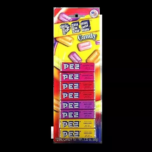 PEZ Assorted Fruit Candy Refills .29 oz. - 8 Pack