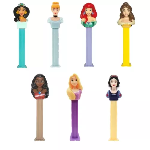PEZ Disney Princesses Collection Candy Dispenser - 1 Piece Blister Pack