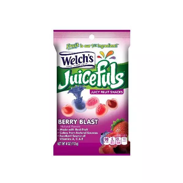 Pim Brands Juicefuls Berry Blast 4 Ounce Size - 12 Per Case