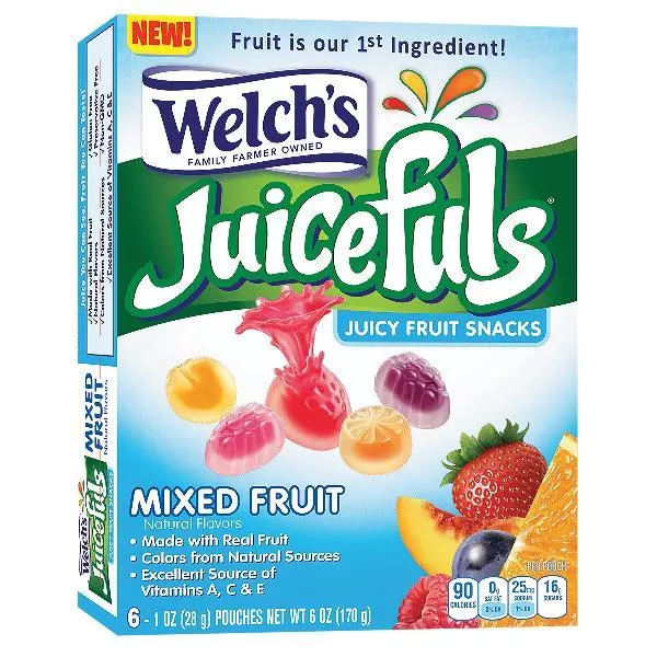 Pim Brands Juicefuls Mixed Fruit 1 Ounce Size - 48 Per Case