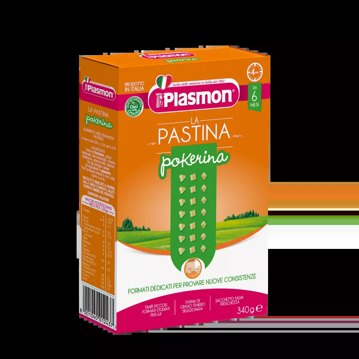 Plasmon Baby Pasta Pokerina, 12 oz | 340g