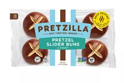 Pretzilla Soft Slider Mini Pretzel Buns