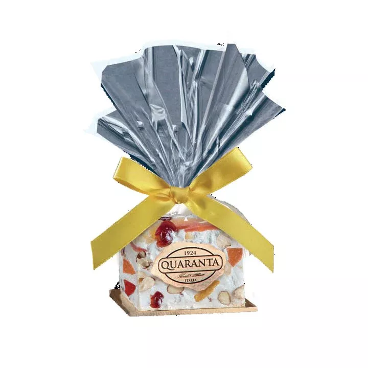 Quaranta Soft Nougat With Exotic Fruit, Torrone Block, 4.58 oz | 130g