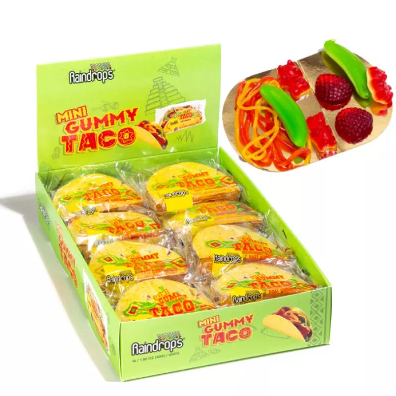 Raindrops Gummy Taco