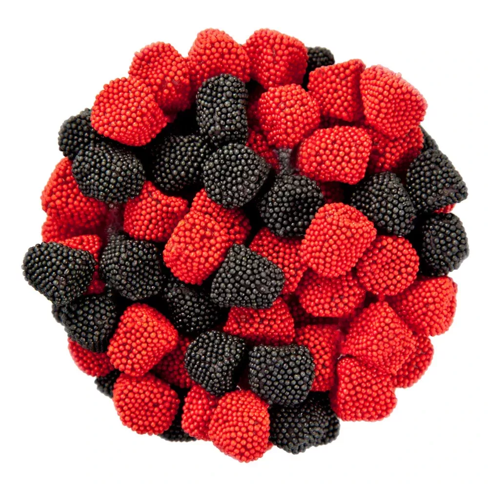 Raspberries and Blackberries Gum Drops