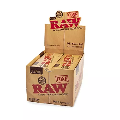 RAW Cones 98 Special 20ct (Pack of 12)