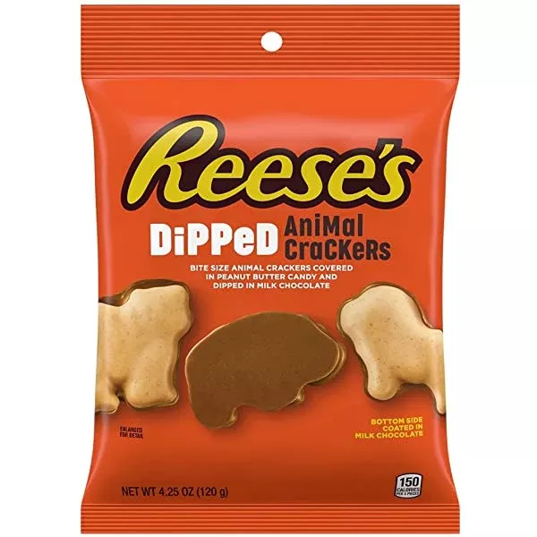 Reese Animal Dip Crkr Peg Bag 4 oz Single Bag