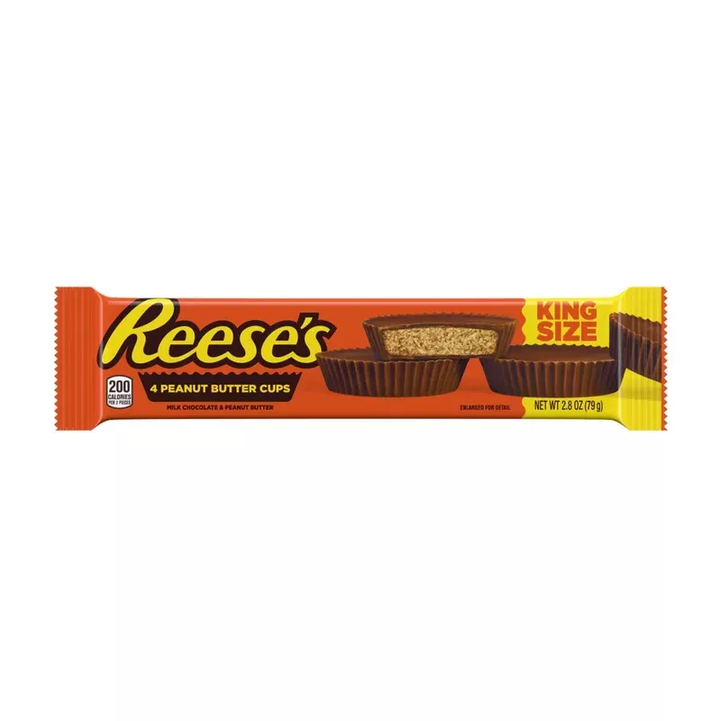 Reese's Peanut Butter Cups King Size 4 Cup 2.8 oz.
