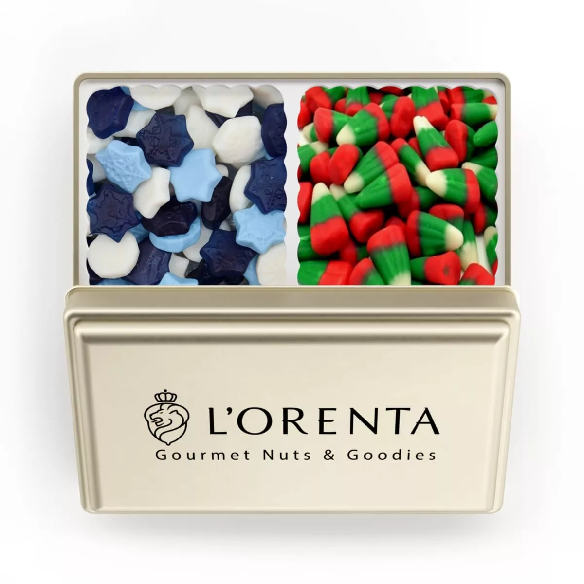 Reindeer Corn & Snow Flurries Tin