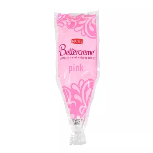 Rich Products Corporation-frozen Bettercreme Icing Pink Pre Whipped 0.75 Pound Each - 15 Per Case