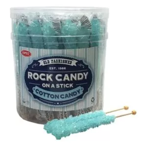 Rock Candy On A Stick - Cotton Candy (Light Blue)