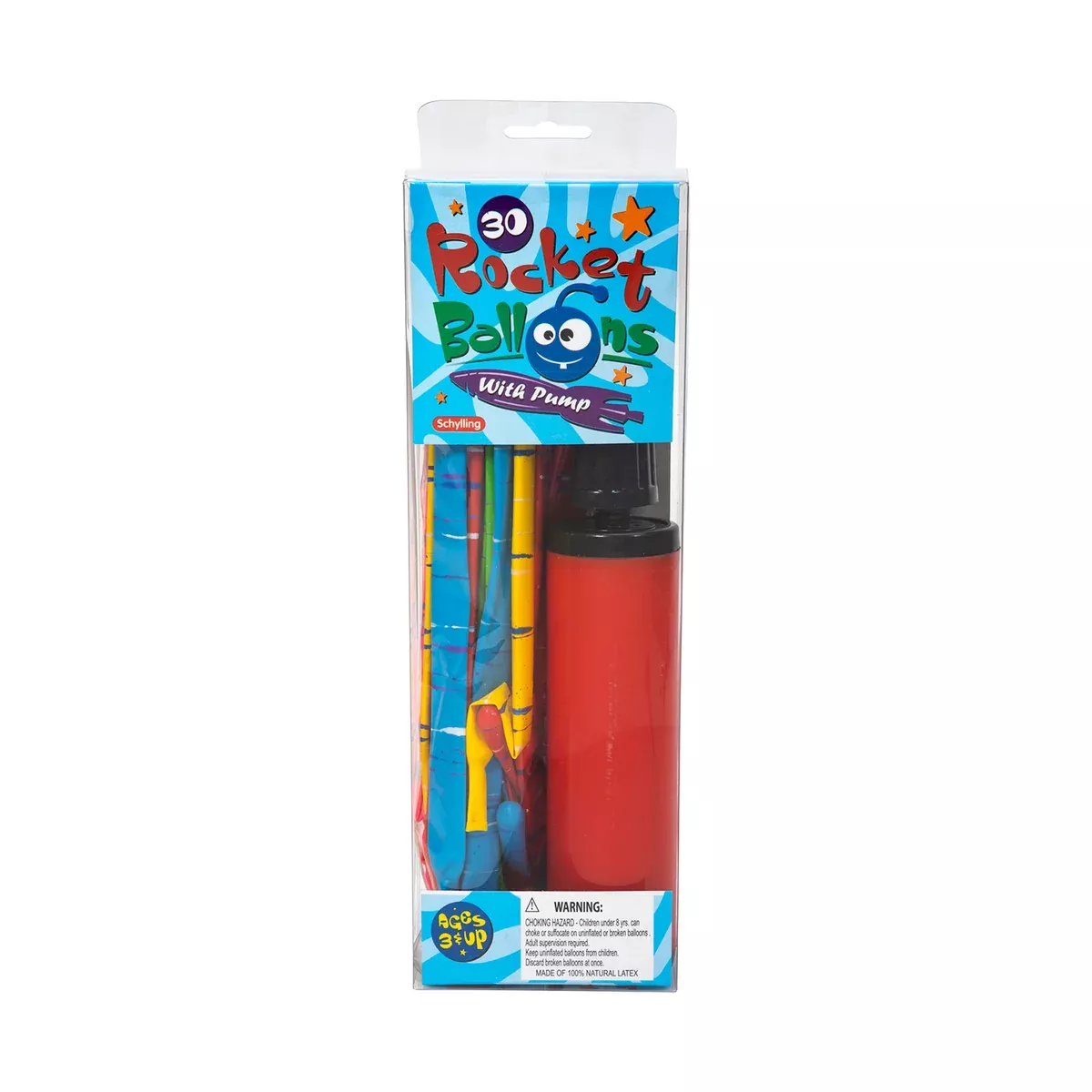 Rocket Balloons Set with Pump