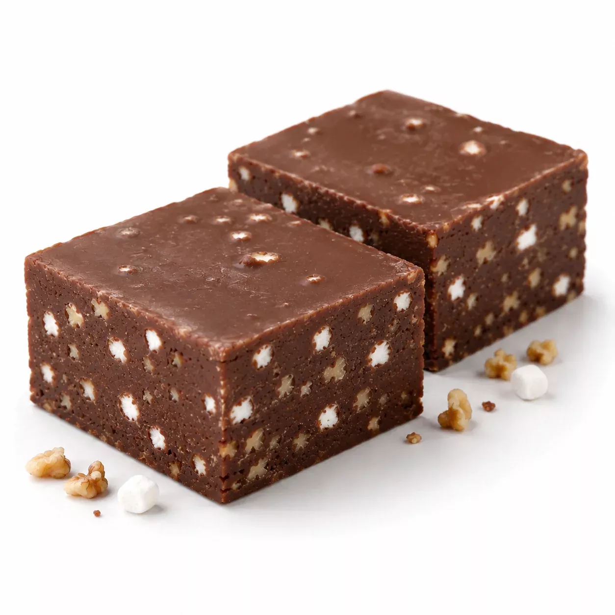 Rocky Road Fudge Squares – 8 oz