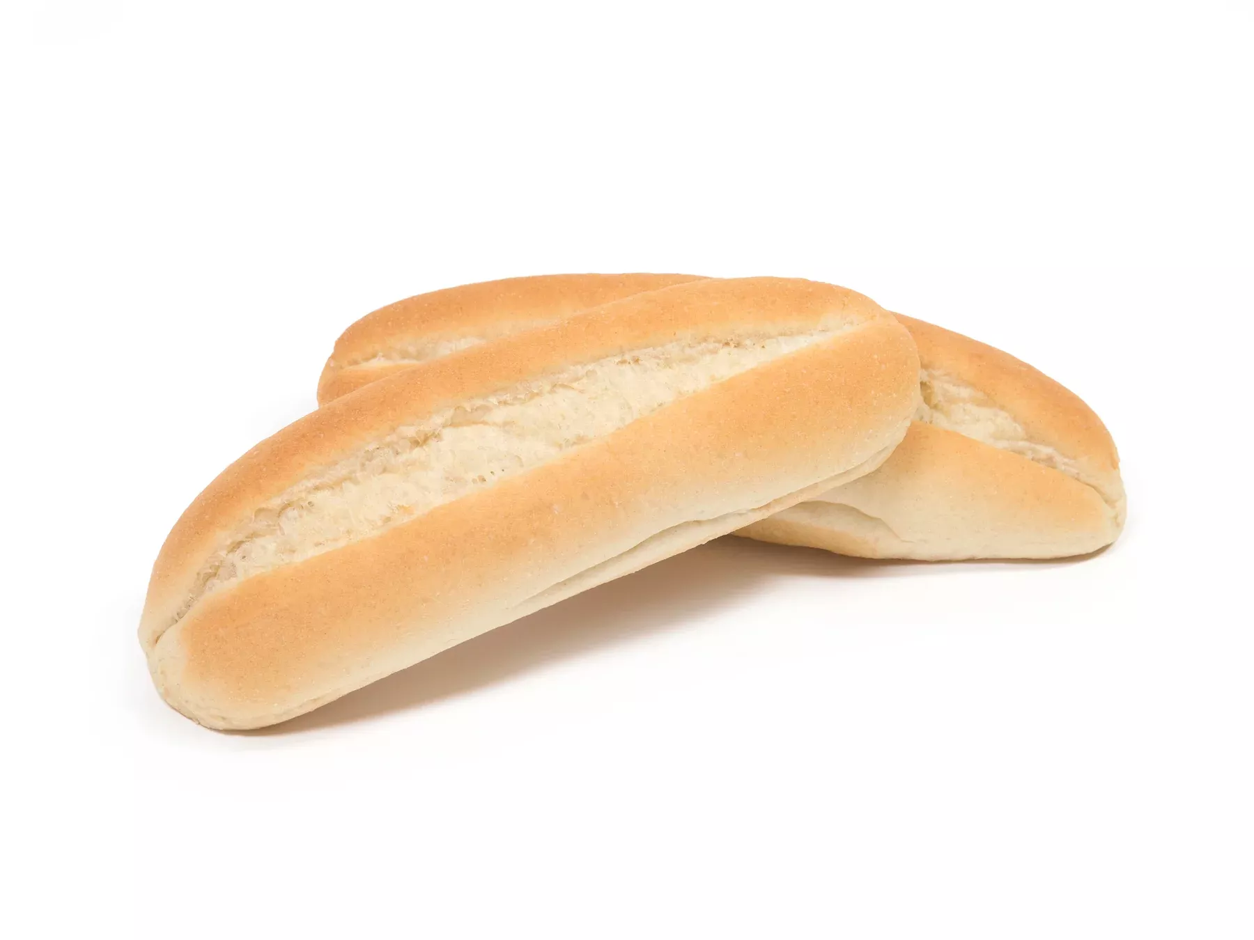 Rotella's Bread Hoagie Split Top 8 Inch 6 Count Packs - 6 Per Case