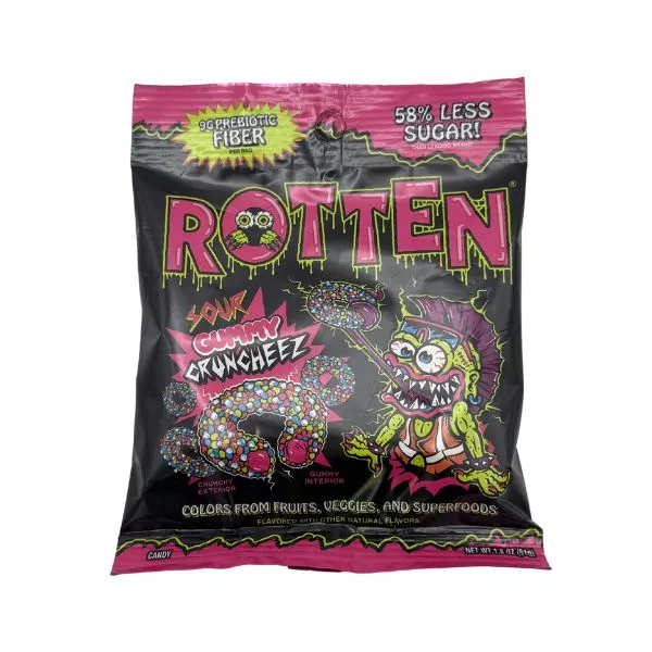 Rotten Sour Gummy Wormz 1.8oz Bag