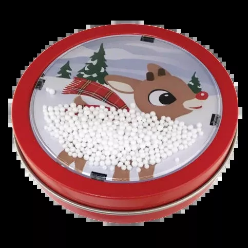 Rudolph Snow Globe 1.5 oz. Tin