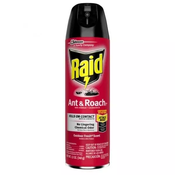 S.c. Johnson Consumer Raid Outdoor Fresh Scent Ant & Roach Killer 12 - 12 Ounce