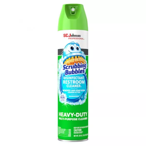S.c. Johnson Professional Scrubbing Bubbles Disinfectant Restroom Cleaner Aerosol 12 - 25 Ounce
