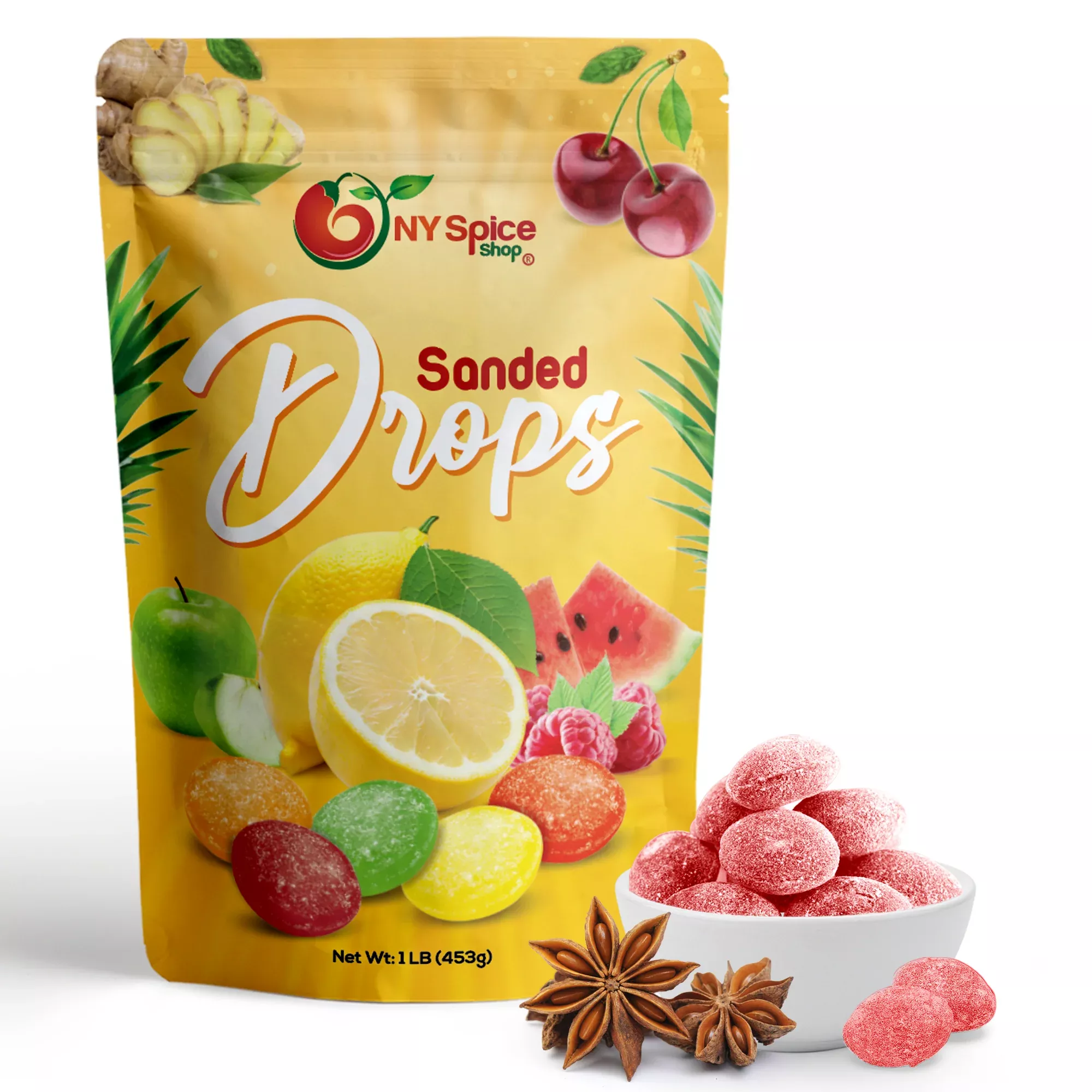 Sanded Anise Drops