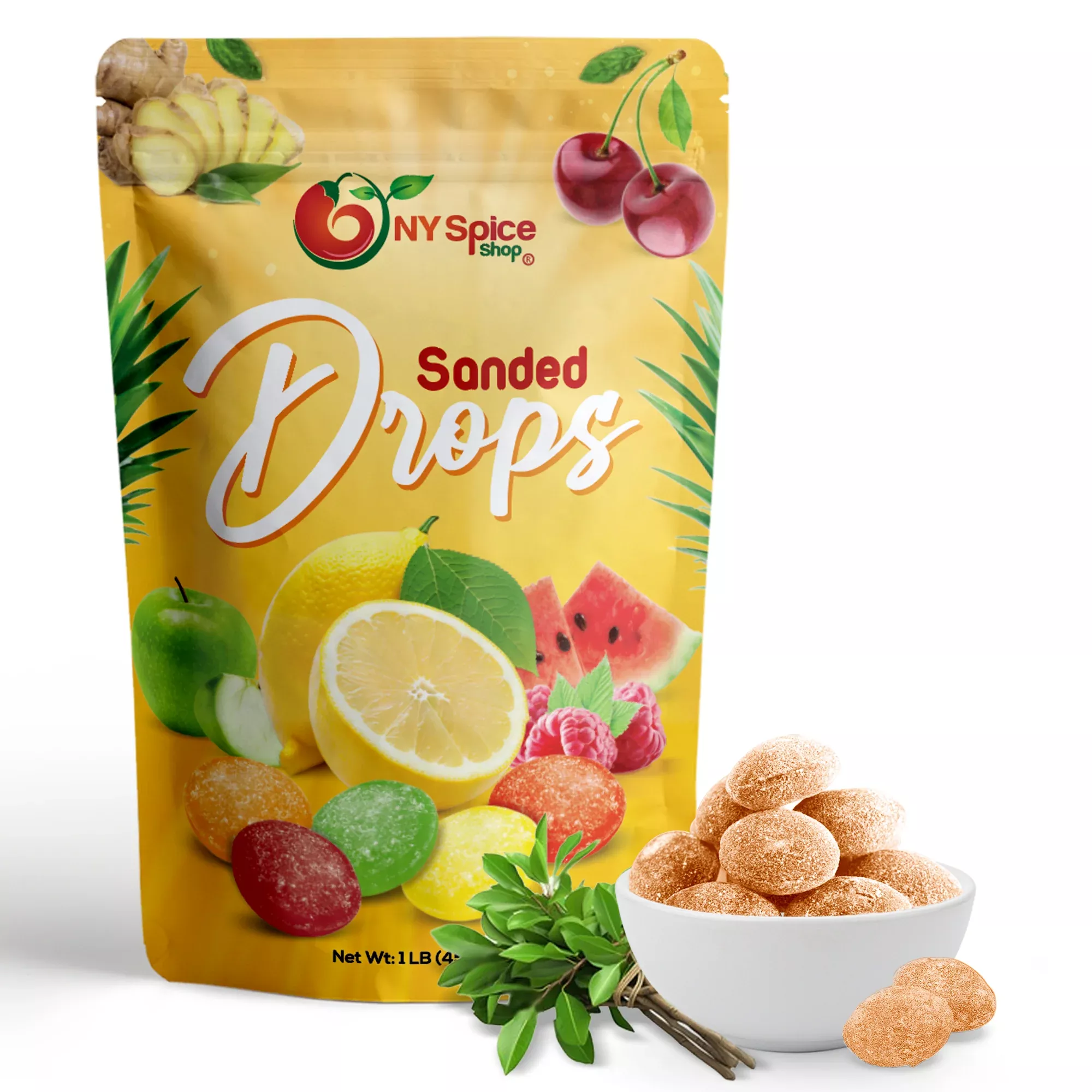 Sanded Sassafras Drops