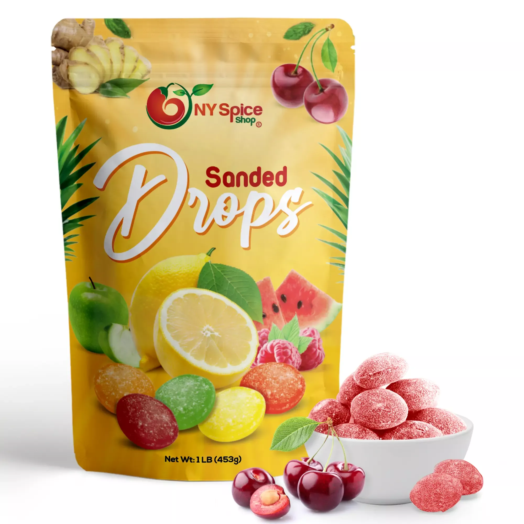 Sanded Wild Cherry Drops